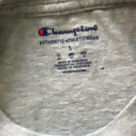 Champion T-shirts short sleeve adult size small, gray, red black  C Logo 🌴🏝 - Picture 10 of 11